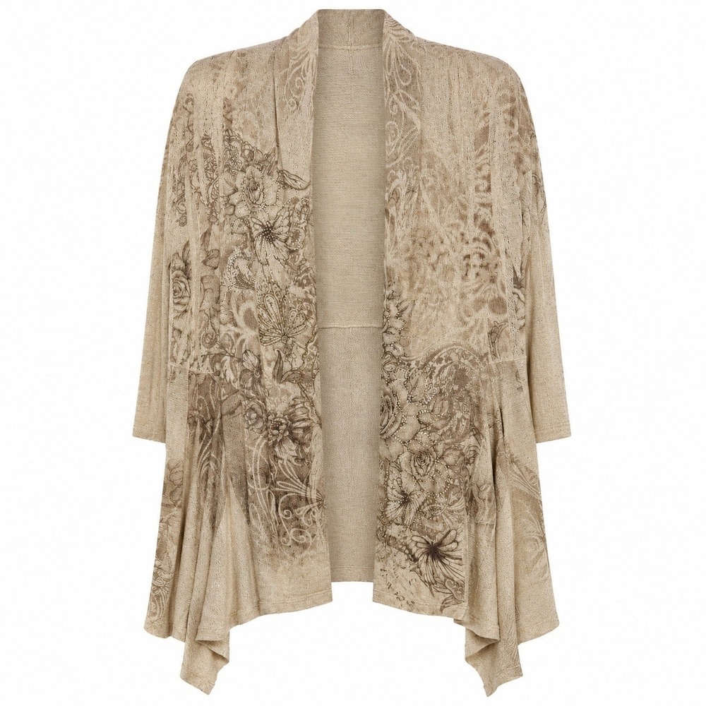 Vintage Studio Gems Boho Fairy Grunge Duster Cardigan Size M Romantic Goth